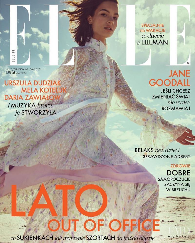  featured on the Elle Poland cover from July 2020