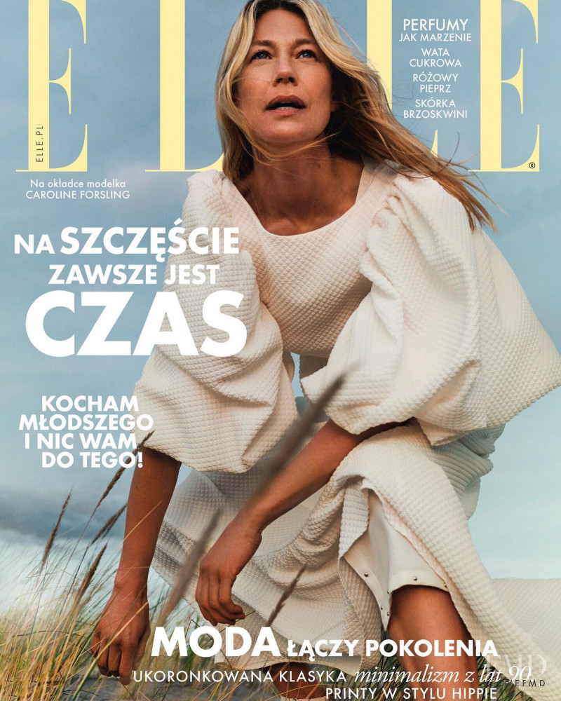 Caroline Forsling featured on the Elle Poland cover from September 2022
