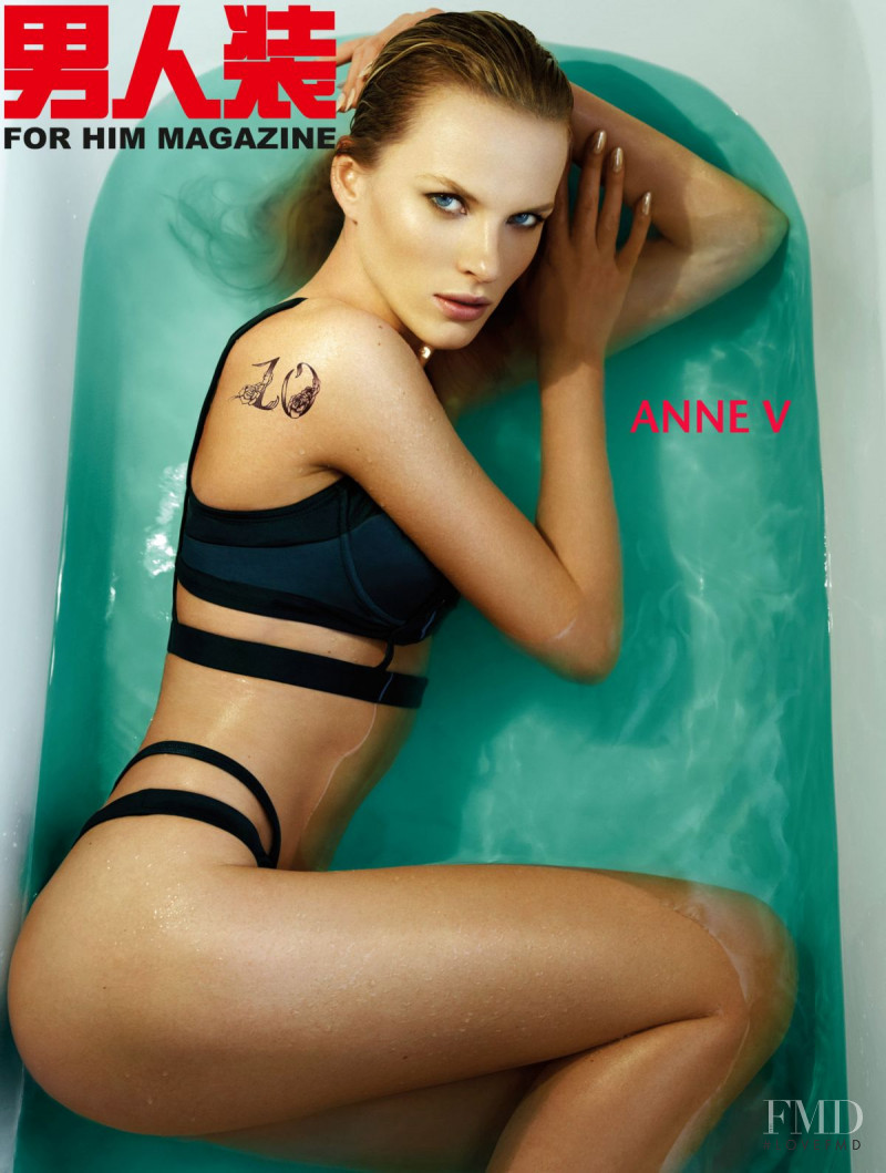 Anne Vyalitsyna featured on the FHM China cover from May 2014