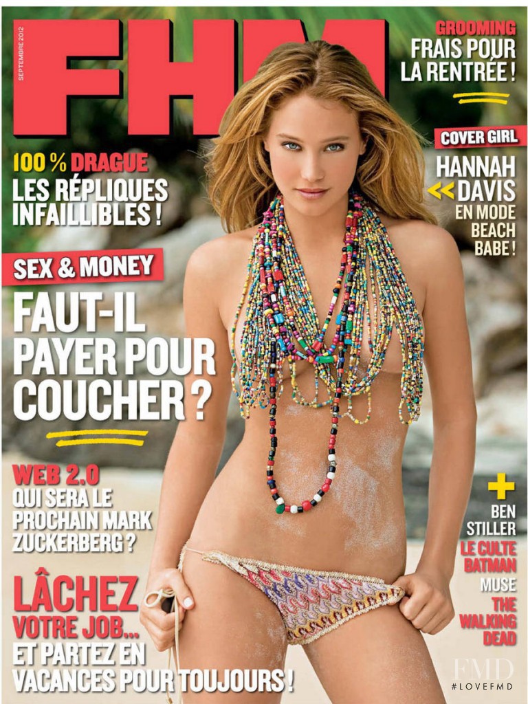 Hannah Davis Jeter featured on the FHM France cover from September 2012