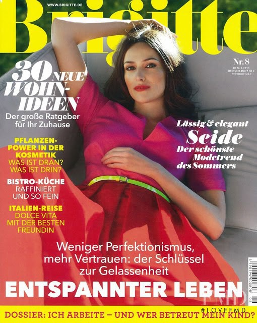 Theresa Arns featured on the Brigitte cover from March 2013