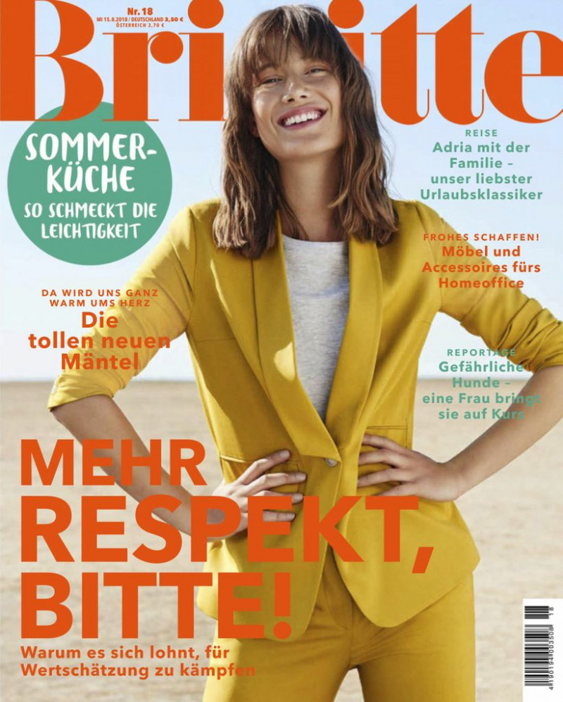  featured on the Brigitte cover from August 2018