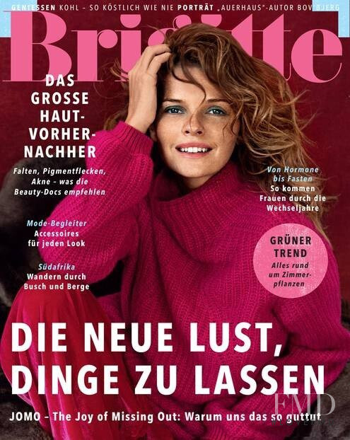Valeria Lakhina featured on the Brigitte cover from February 2020