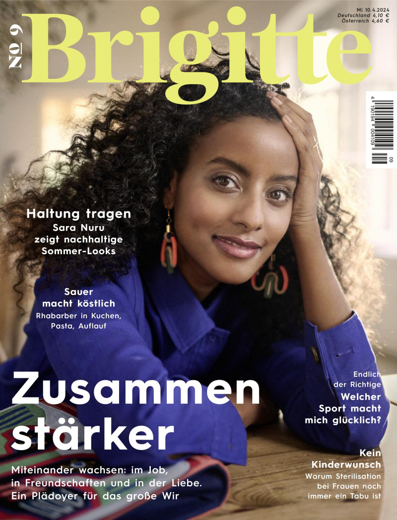 Sara Nuru featured on the Brigitte cover from April 2024