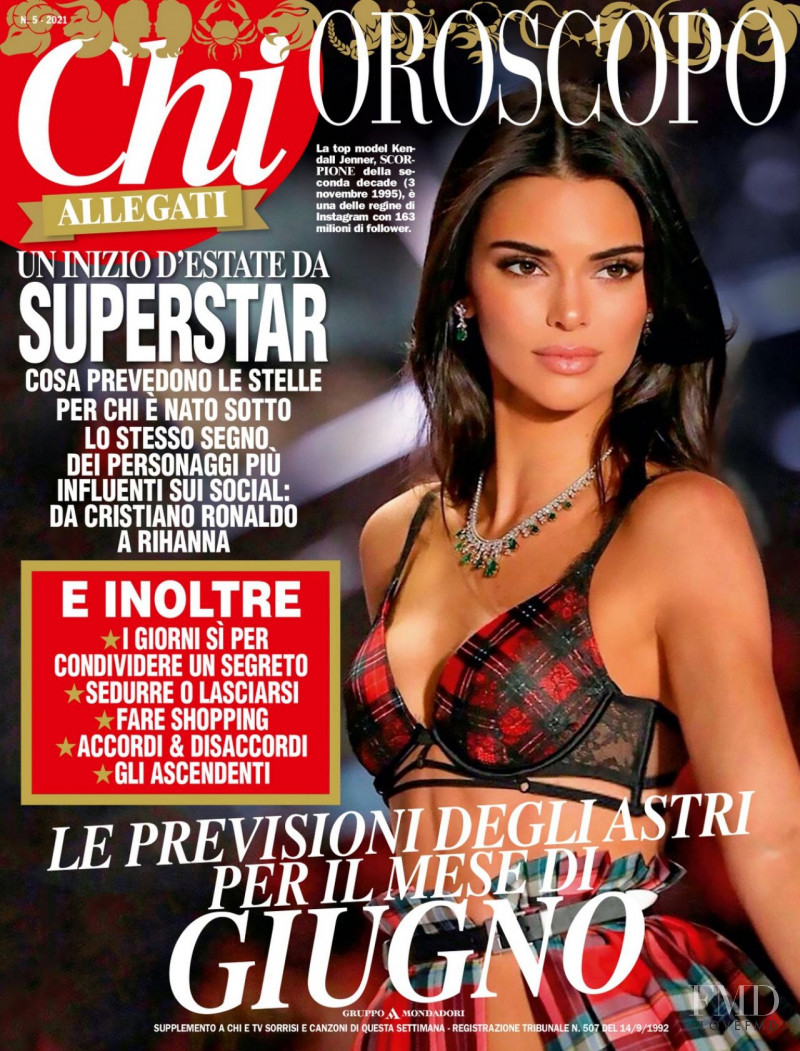 Kendall Jenner featured on the CHI cover from May 2021