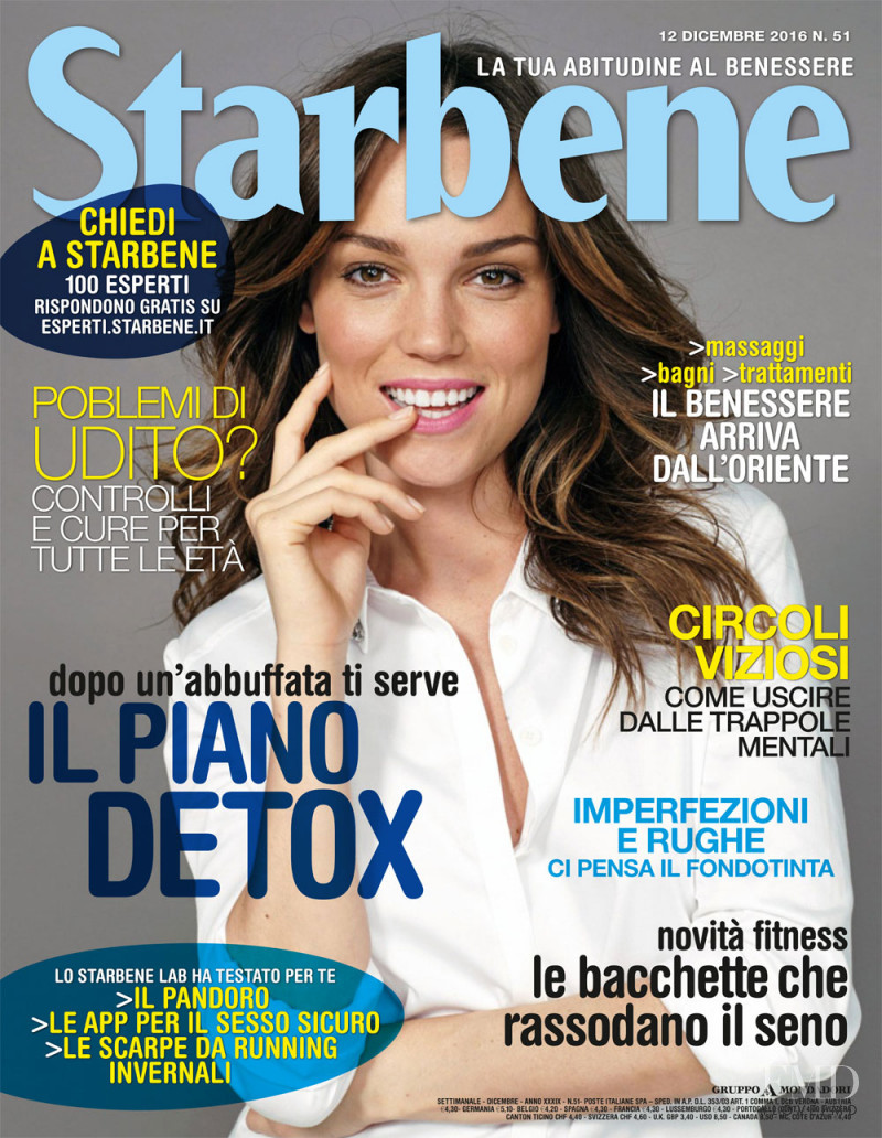  featured on the Starbene cover from December 2016