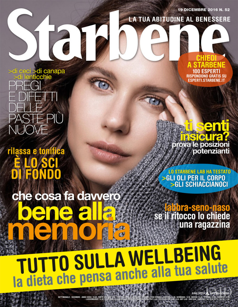  featured on the Starbene cover from December 2016