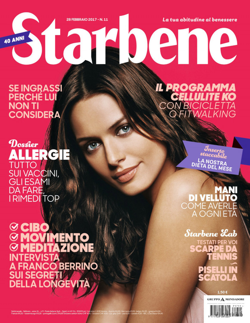 Daniella van Graas featured on the Starbene cover from February 2017
