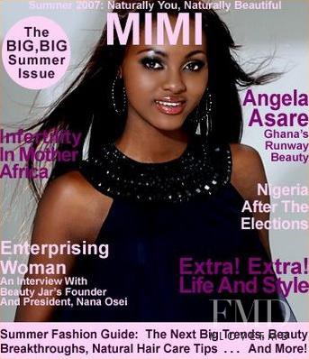 Angela Asare featured on the MIMI cover from June 2007