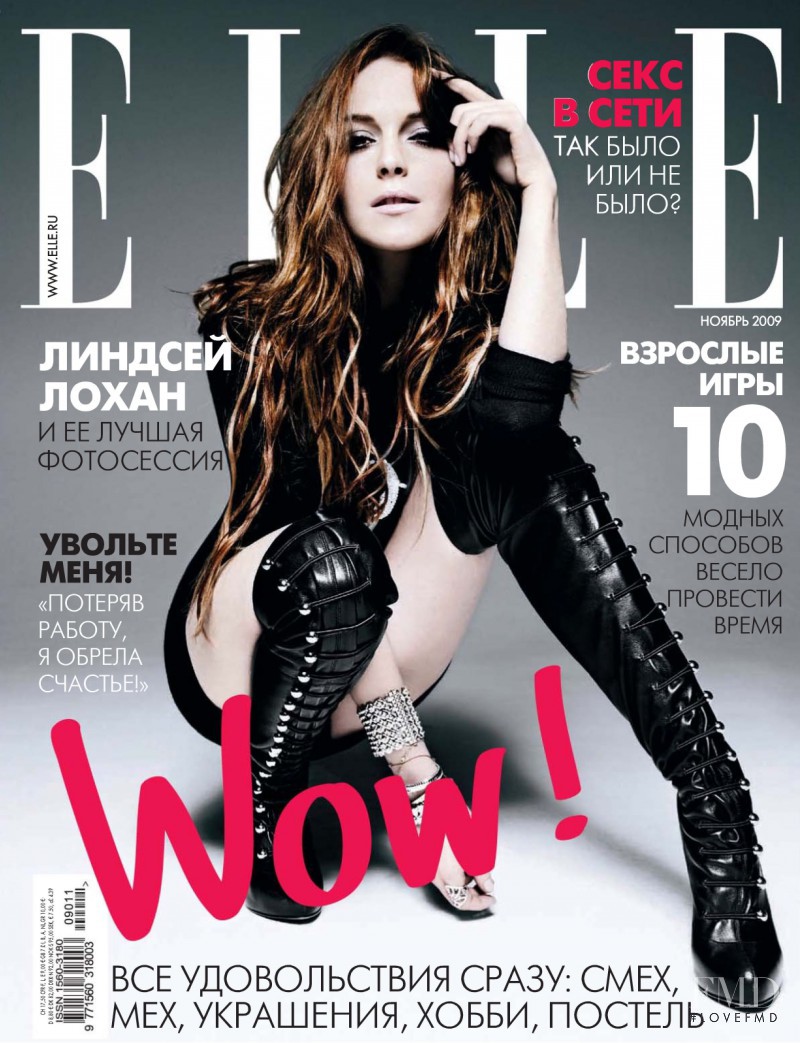  featured on the Elle Russia cover from December 2008