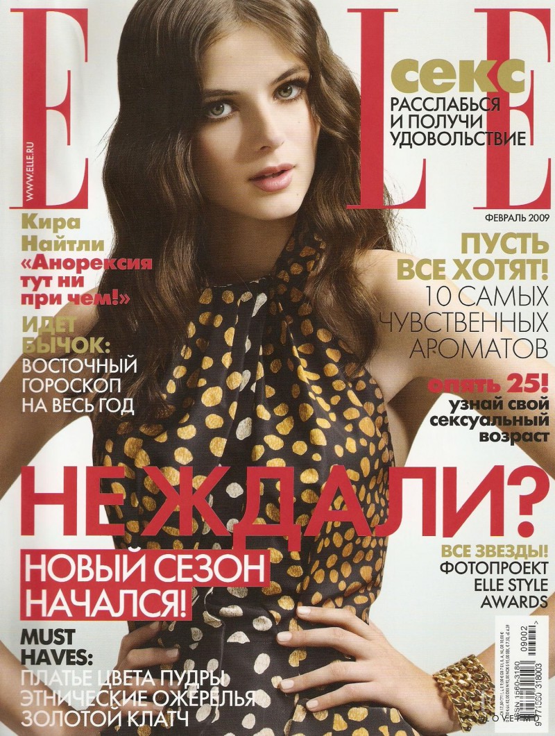  featured on the Elle Russia cover from February 2009