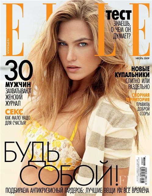  featured on the Elle Russia cover from July 2009