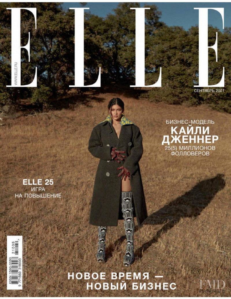  featured on the Elle Russia cover from September 2021