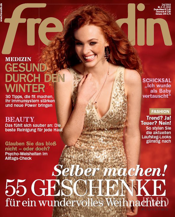  featured on the freundin cover from November 2010