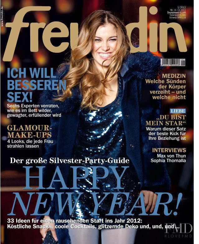  featured on the freundin cover from December 2011