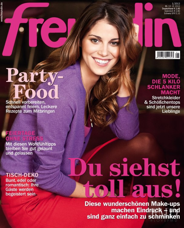  featured on the freundin cover from December 2012