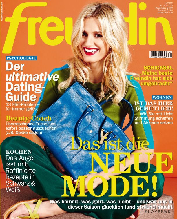  featured on the freundin cover from January 2012