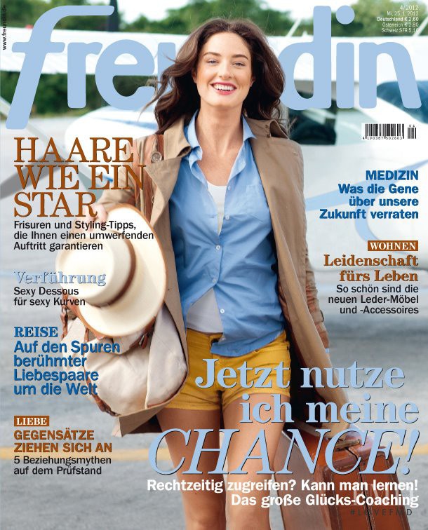  featured on the freundin cover from January 2012