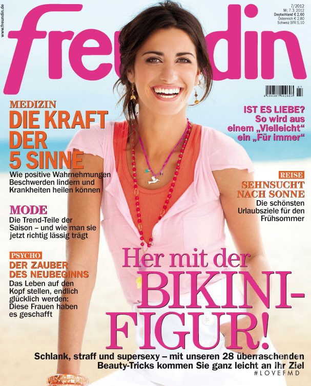  featured on the freundin cover from March 2012