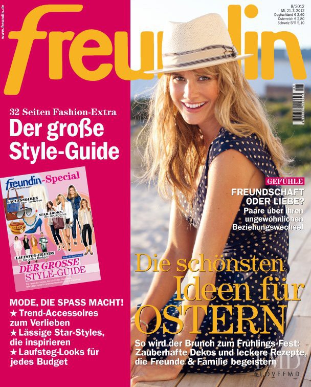  featured on the freundin cover from March 2012