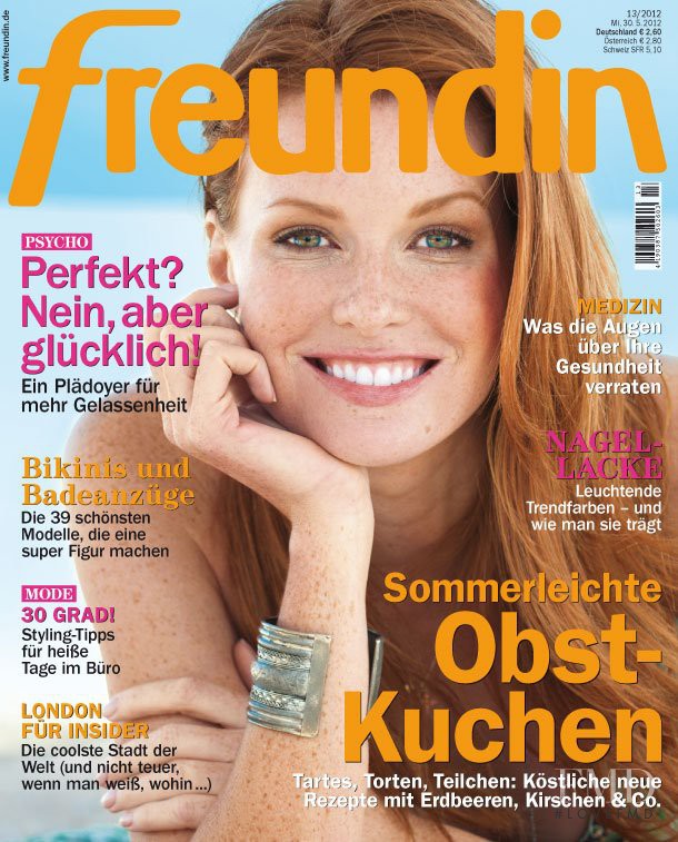  featured on the freundin cover from May 2012