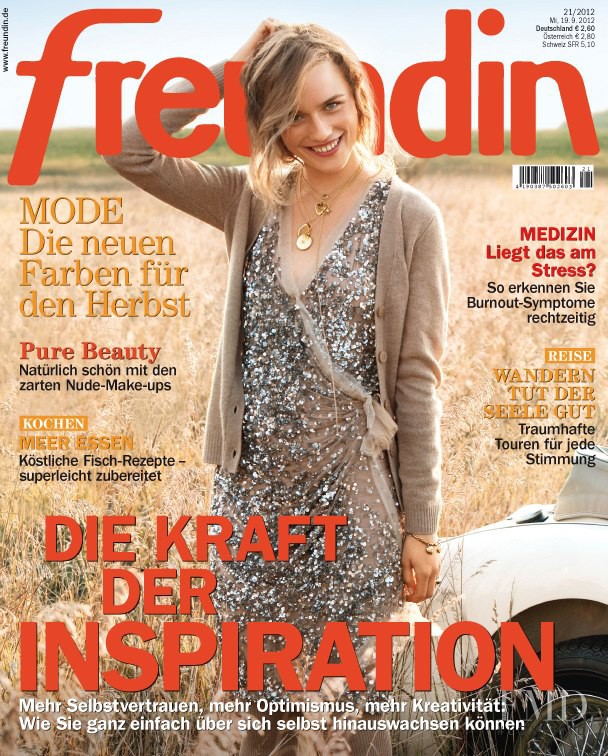  featured on the freundin cover from September 2012
