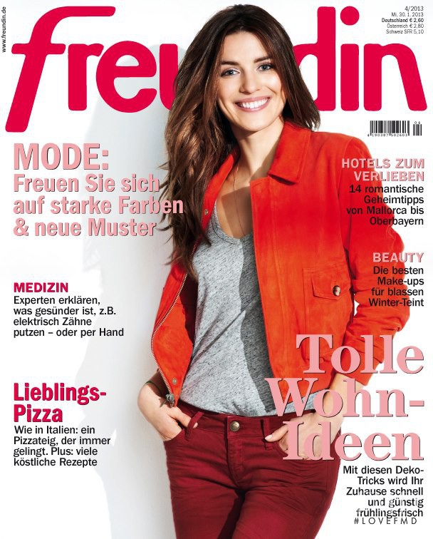 featured on the freundin cover from January 2013