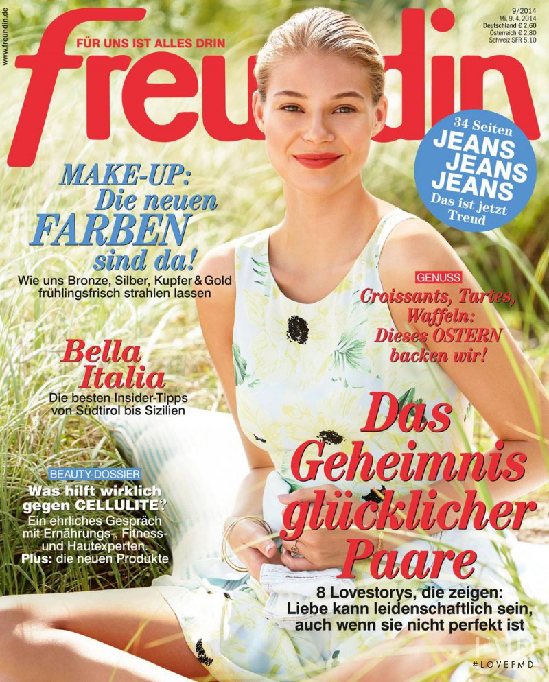  featured on the freundin cover from April 2014