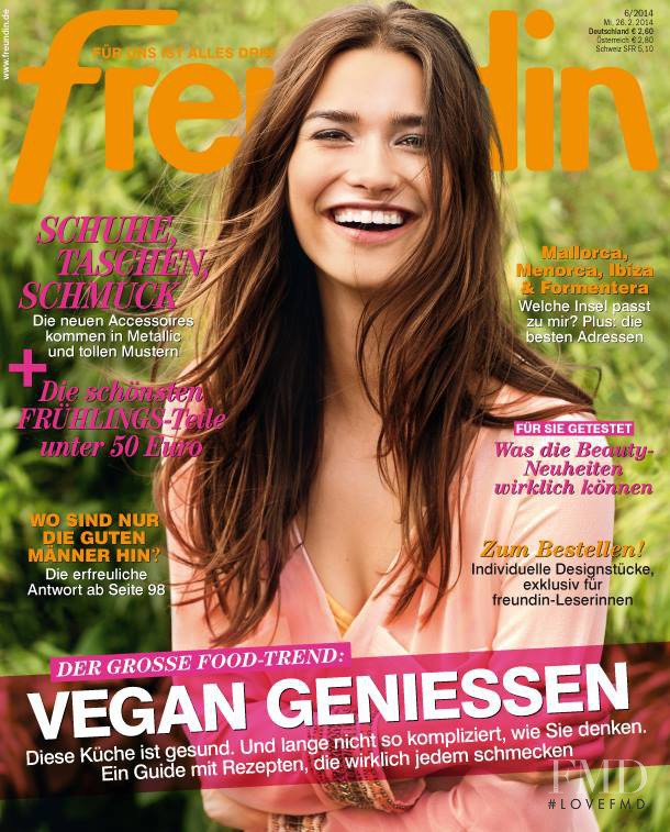  featured on the freundin cover from February 2014