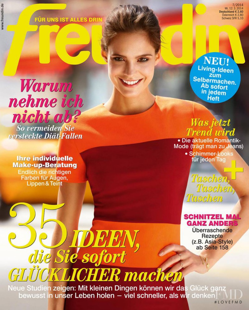  featured on the freundin cover from March 2014