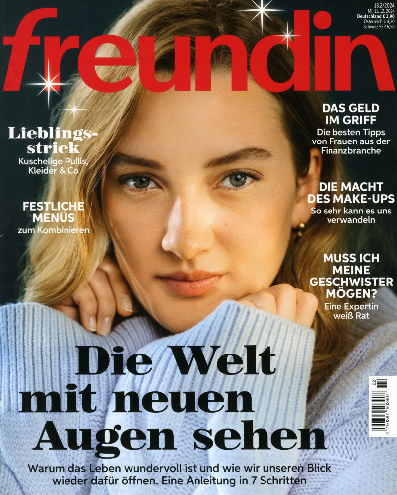  featured on the freundin cover from December 2024