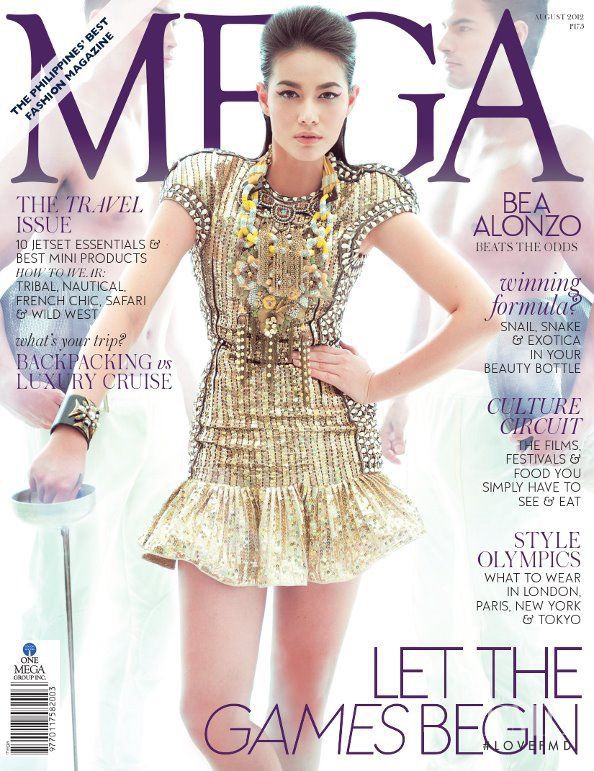 Bea Alonzo featured on the MEGA cover from August 2012