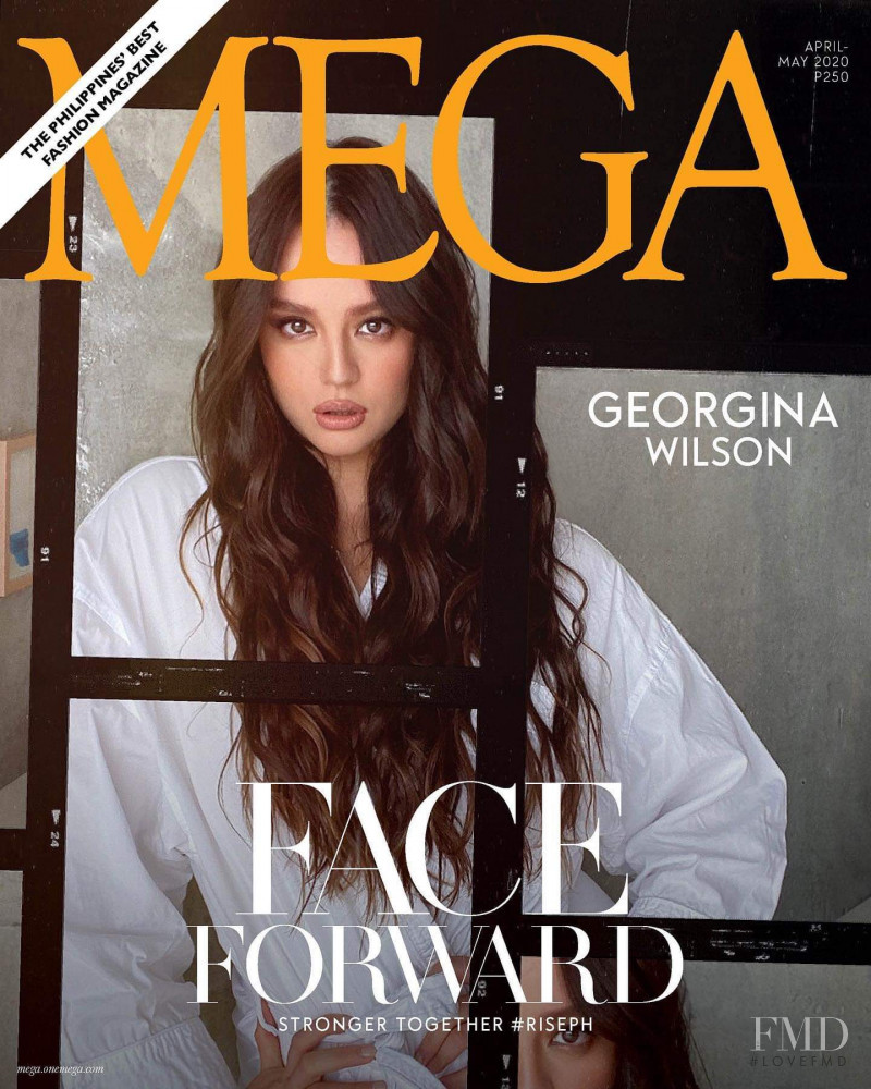 Georgina Wilson featured on the MEGA cover from April 2020