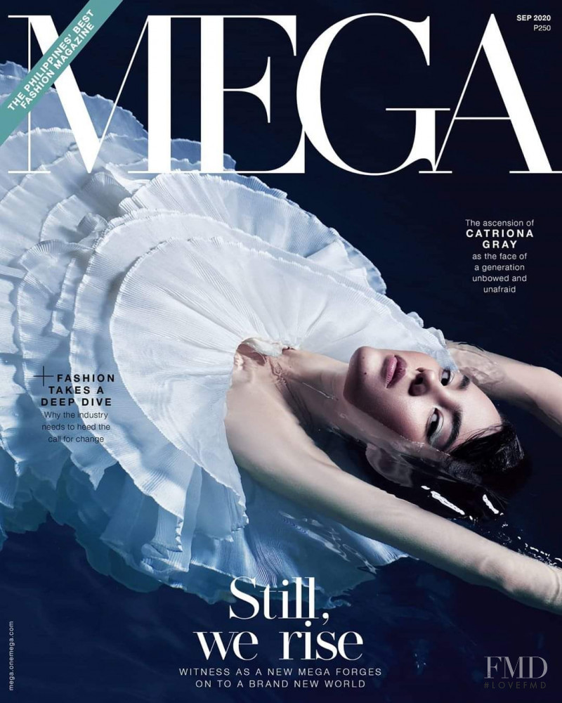 Catriona Gray featured on the MEGA cover from September 2020