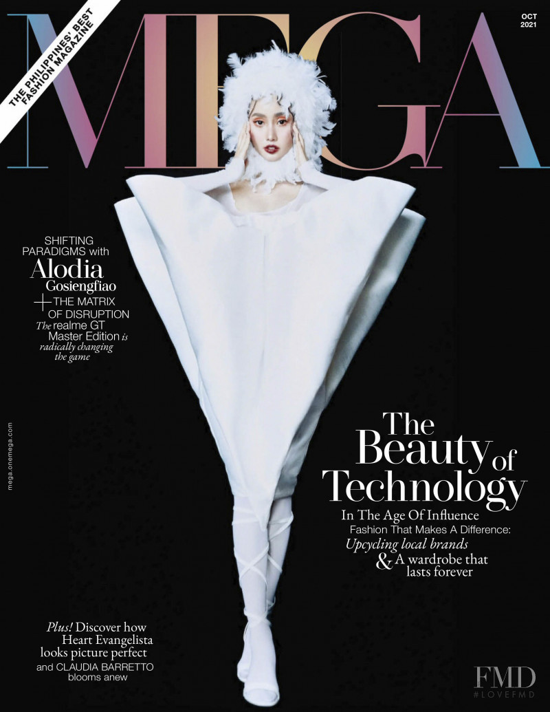 Alodia Gosiengfiao featured on the MEGA cover from October 2021