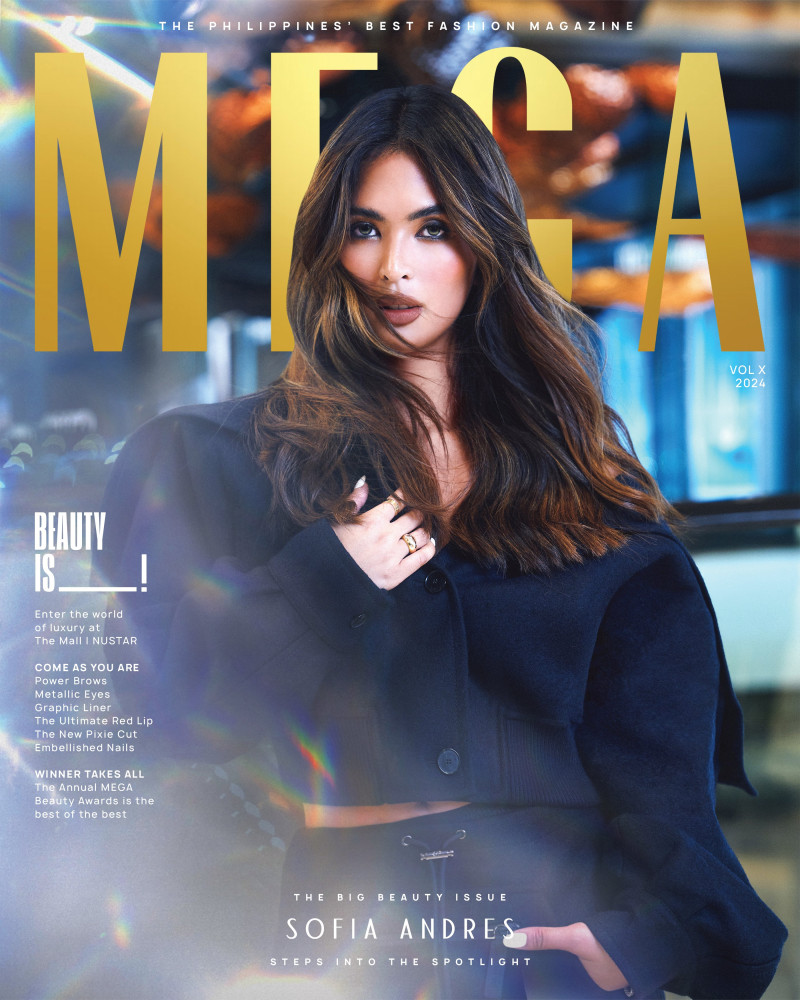 Sofia Andres featured on the MEGA cover from October 2024