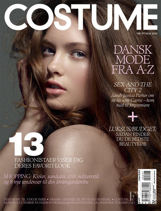 Sandrah Hellberg featured on the Costume Denmark cover from May 2010