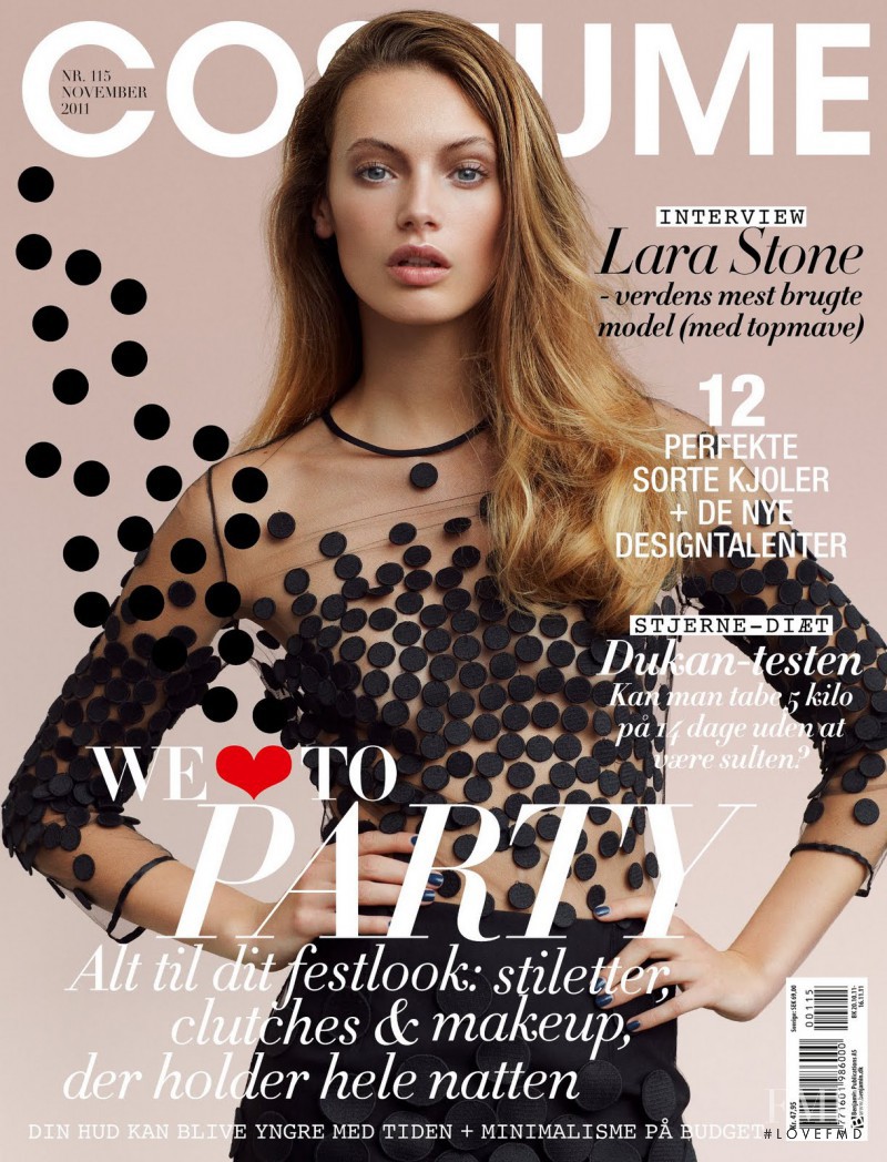Mona Johannesson featured on the Costume Denmark cover from November 2011