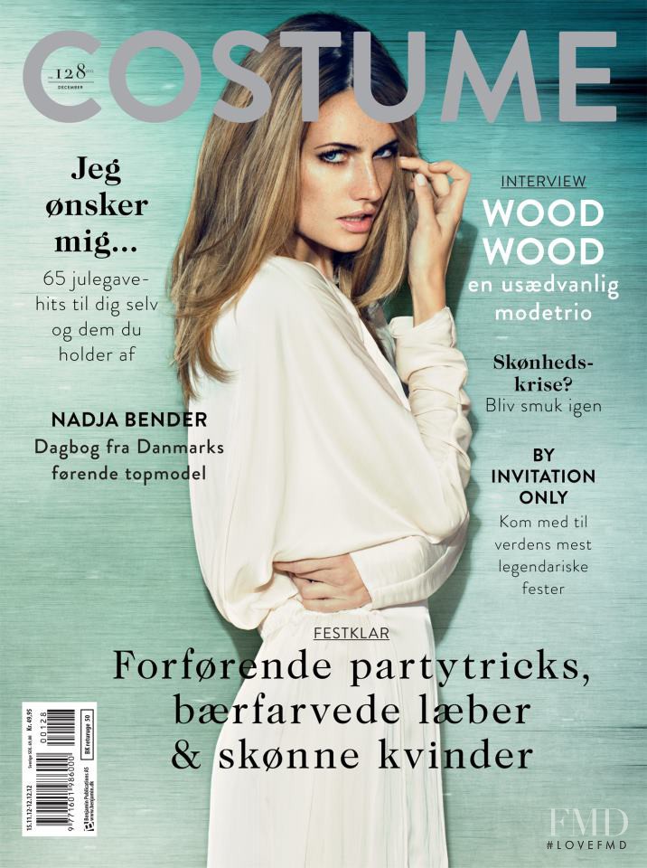 Maria Gregersen featured on the Costume Denmark cover from December 2012