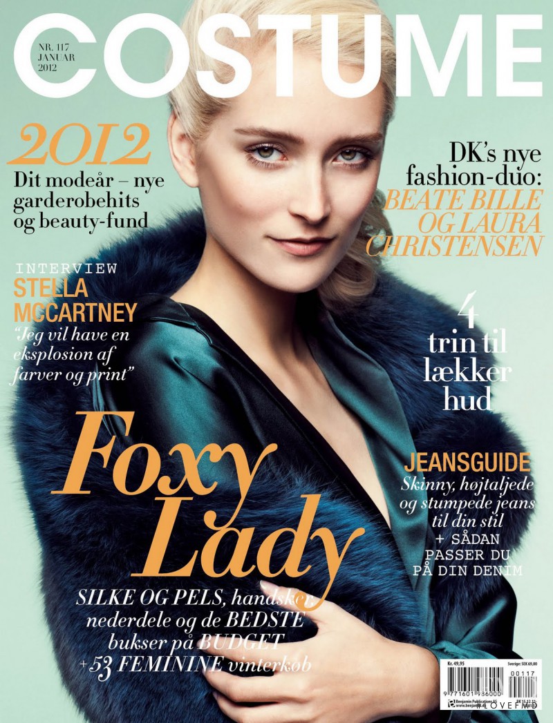 Anu-Maarit Koski featured on the Costume Denmark cover from January 2012