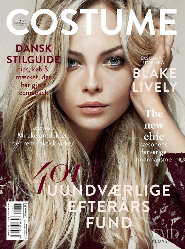 Siri Tollerod featured on the Costume Denmark cover from November 2012
