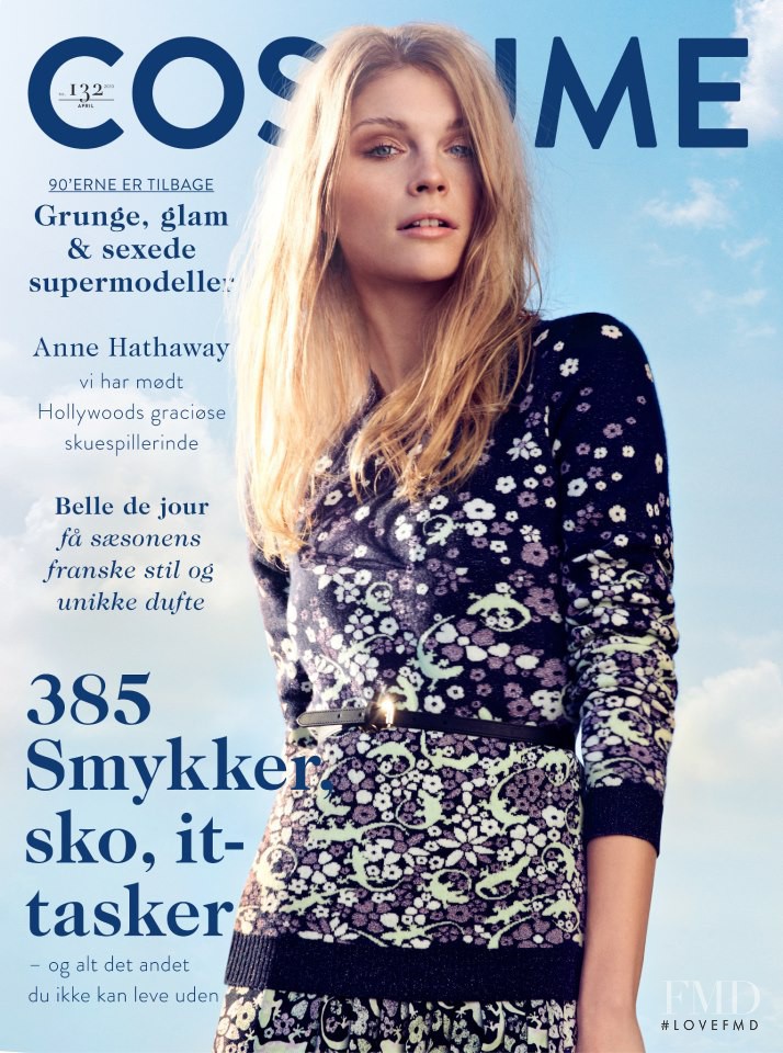 Monika Rohanova featured on the Costume Denmark cover from April 2013
