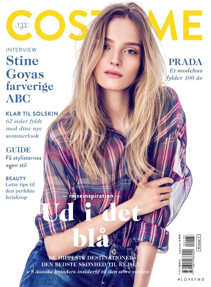 Amanda Norgaard featured on the Costume Denmark cover from May 2013