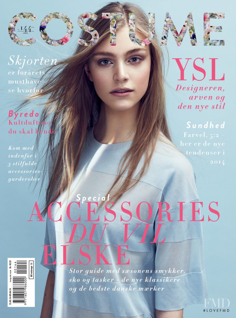 Hedvig Palm featured on the Costume Denmark cover from April 2014