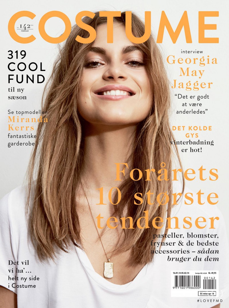 Veneda Budny featured on the Costume Denmark cover from February 2014