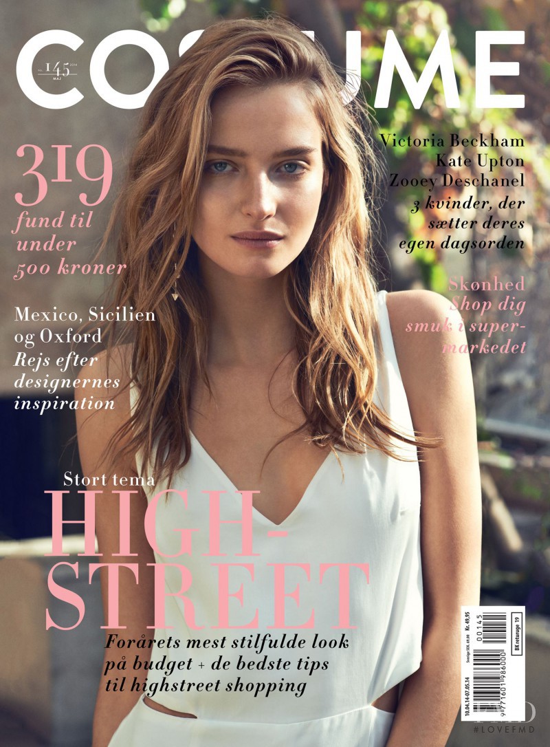 Amanda Norgaard featured on the Costume Denmark cover from May 2014