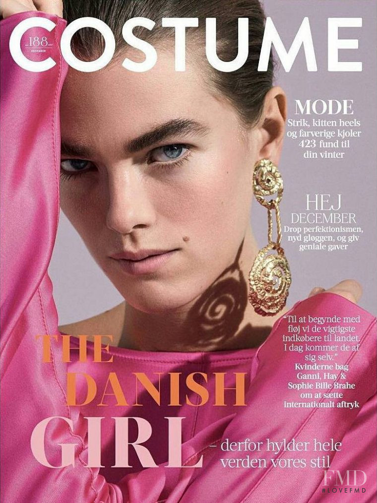 Mathilde Brandi featured on the Costume Denmark cover from December 2017