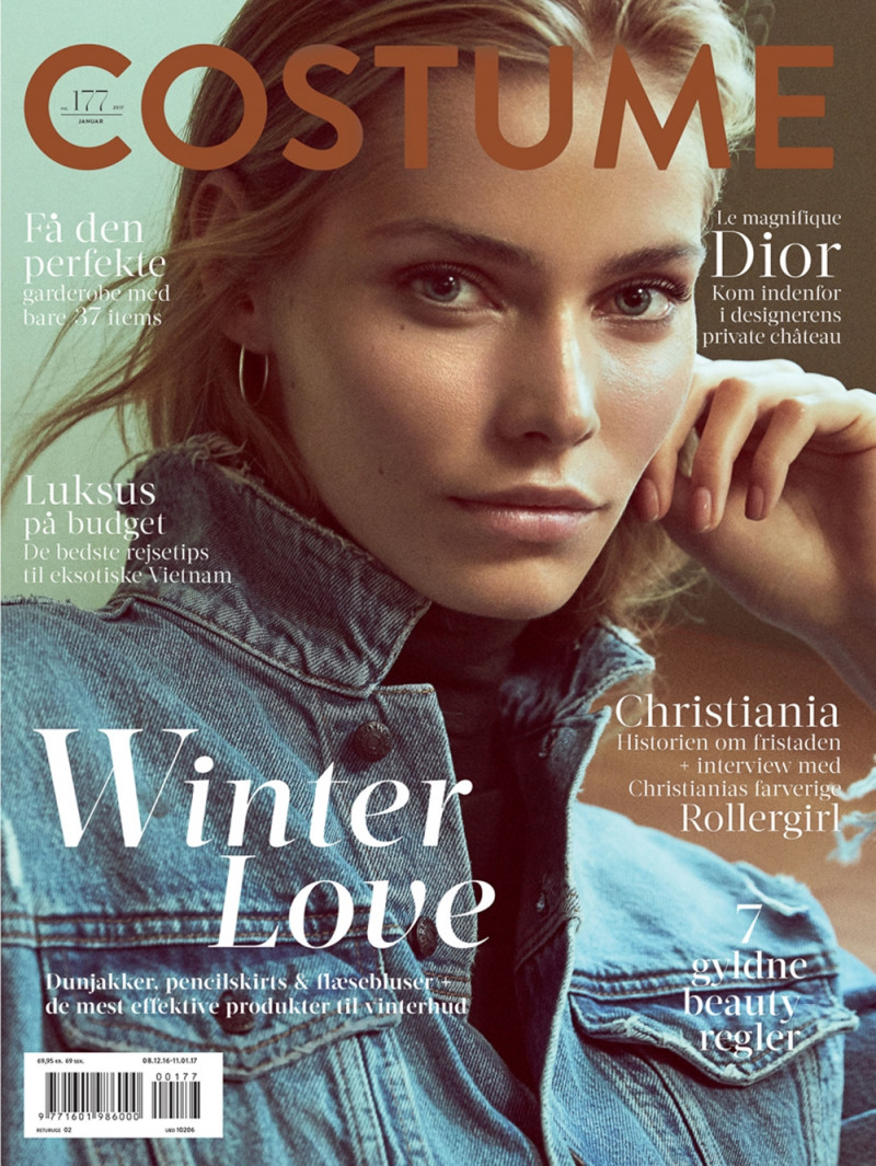 Kirstin Kragh Liljegren featured on the Costume Denmark cover from January 2017