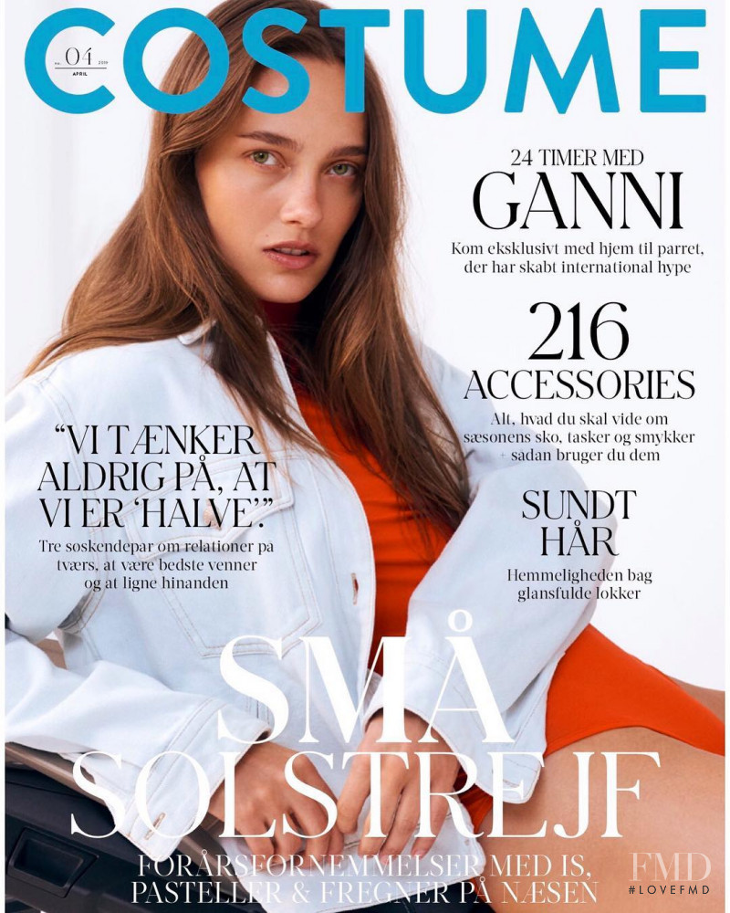 Karmen Pedaru featured on the Costume Denmark cover from April 2019