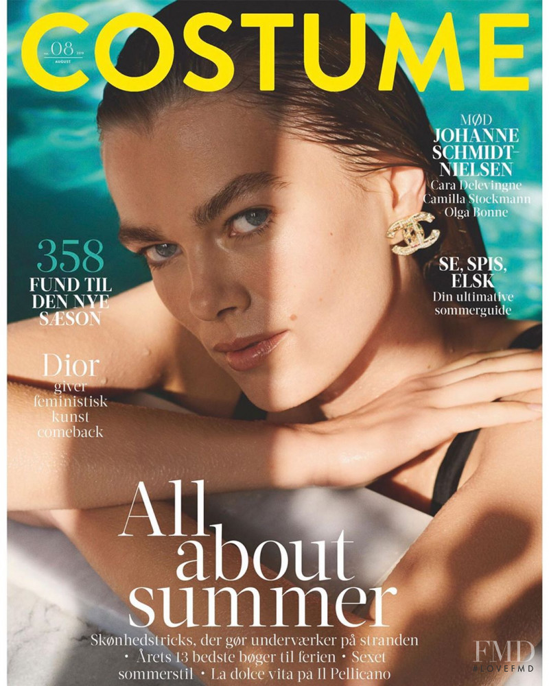 Mathilde Brandi featured on the Costume Denmark cover from August 2019